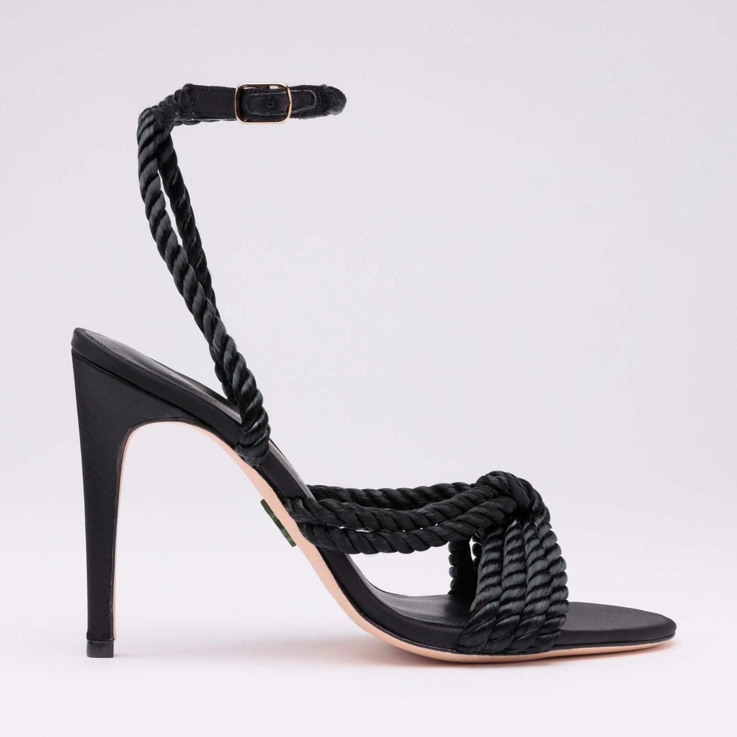 Michaela V Selene Satin Heels • Black