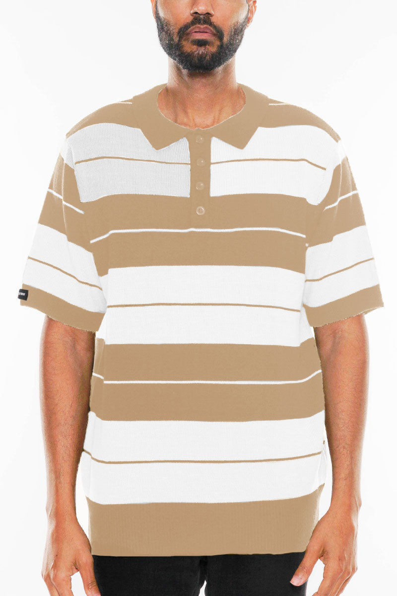 East Side Striped Polo Shirt