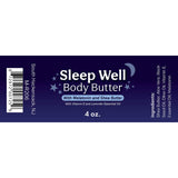 Sleep Well Body Butter- 4 oz