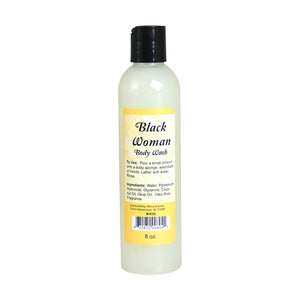 "Black Woman" Fragranced Body Wash- 8 oz