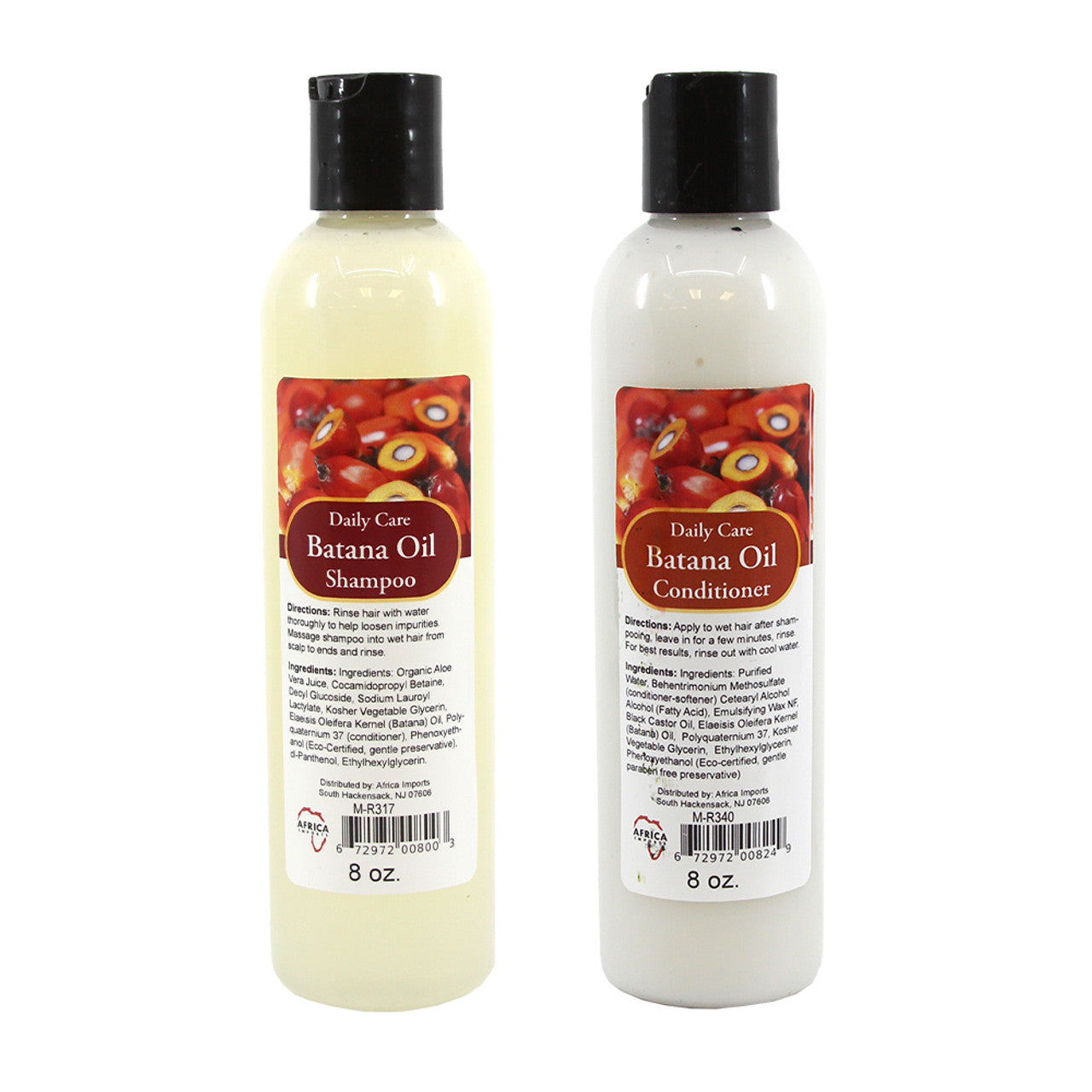 Daily Care Batana Oil Natural Hair Growth Shampoo & Conditioner Set