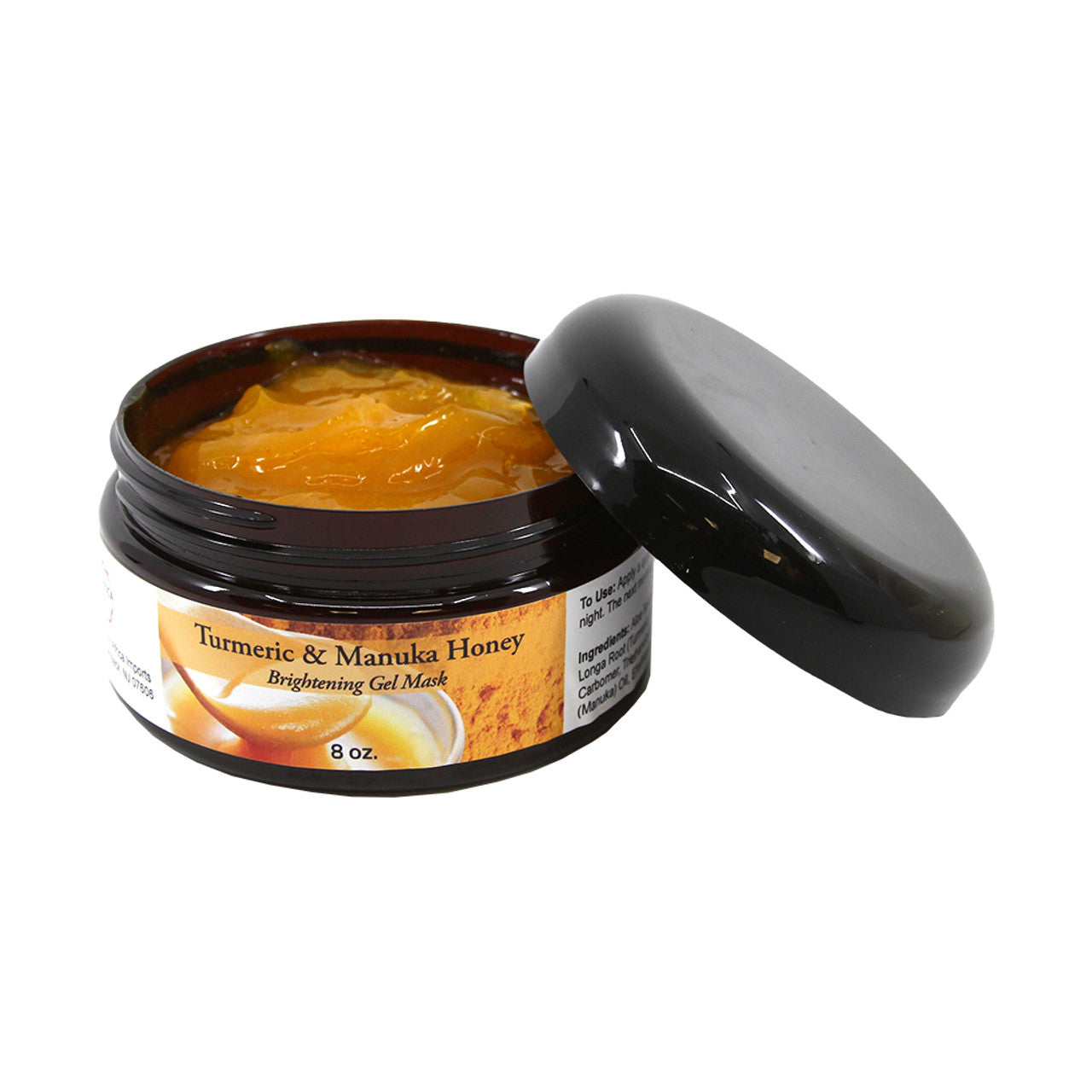 Turmeric & Manuka Honey Brightening Gel Mask – 8 oz.