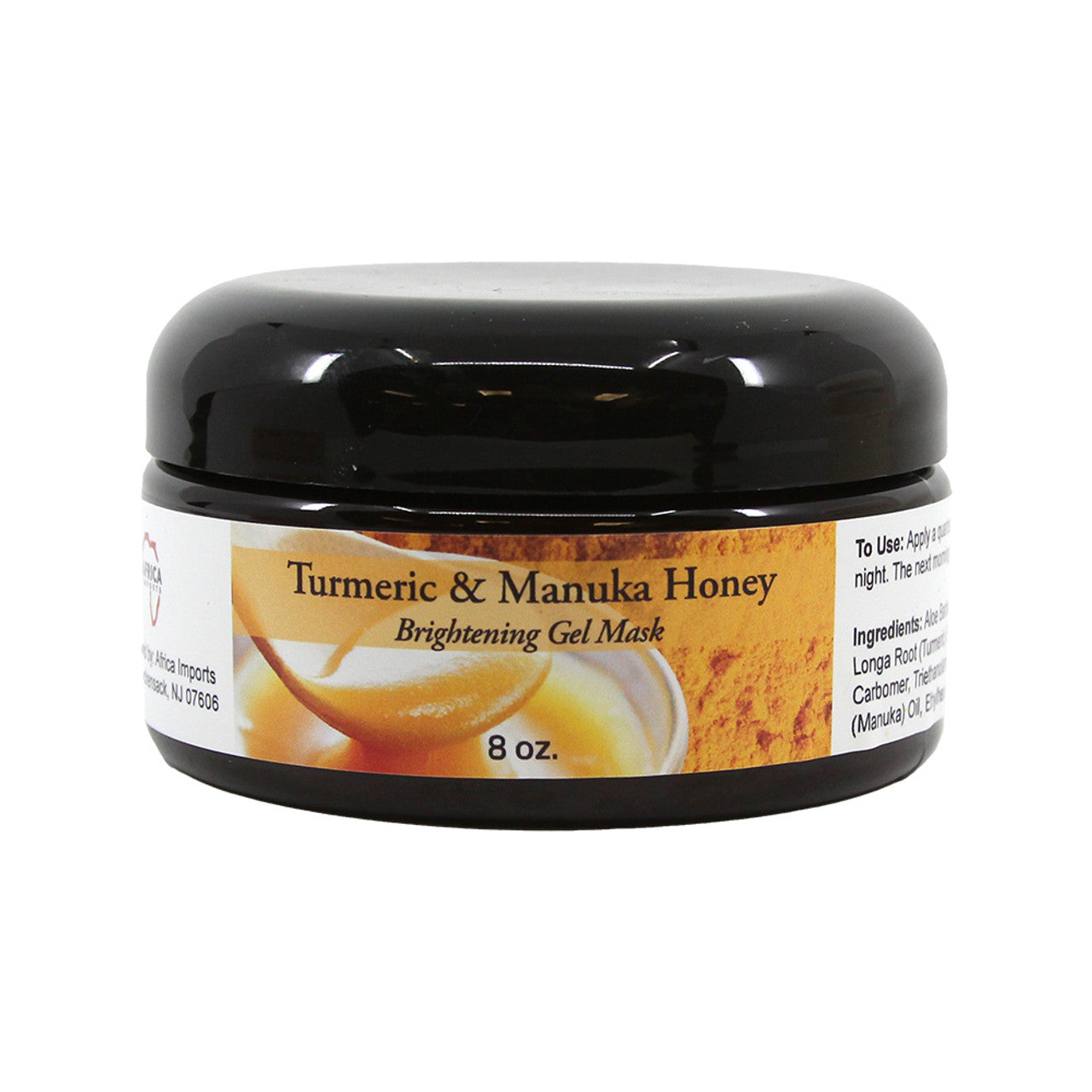 Turmeric & Manuka Honey Brightening Gel Mask – 8 oz.