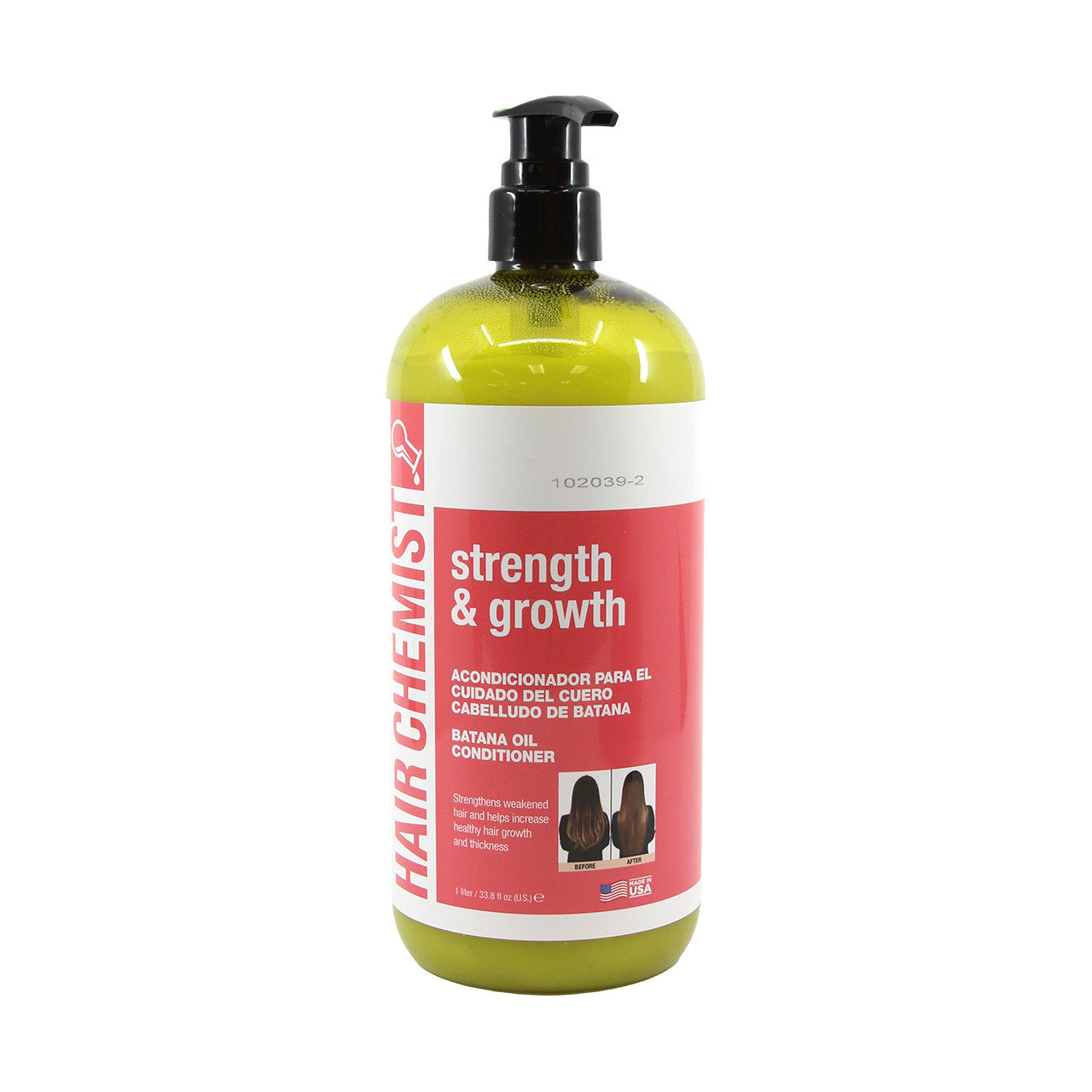 JUMBO SIZE Hair Chemist: Strength & Growth Batana Oil Conditioner - 1 Liter