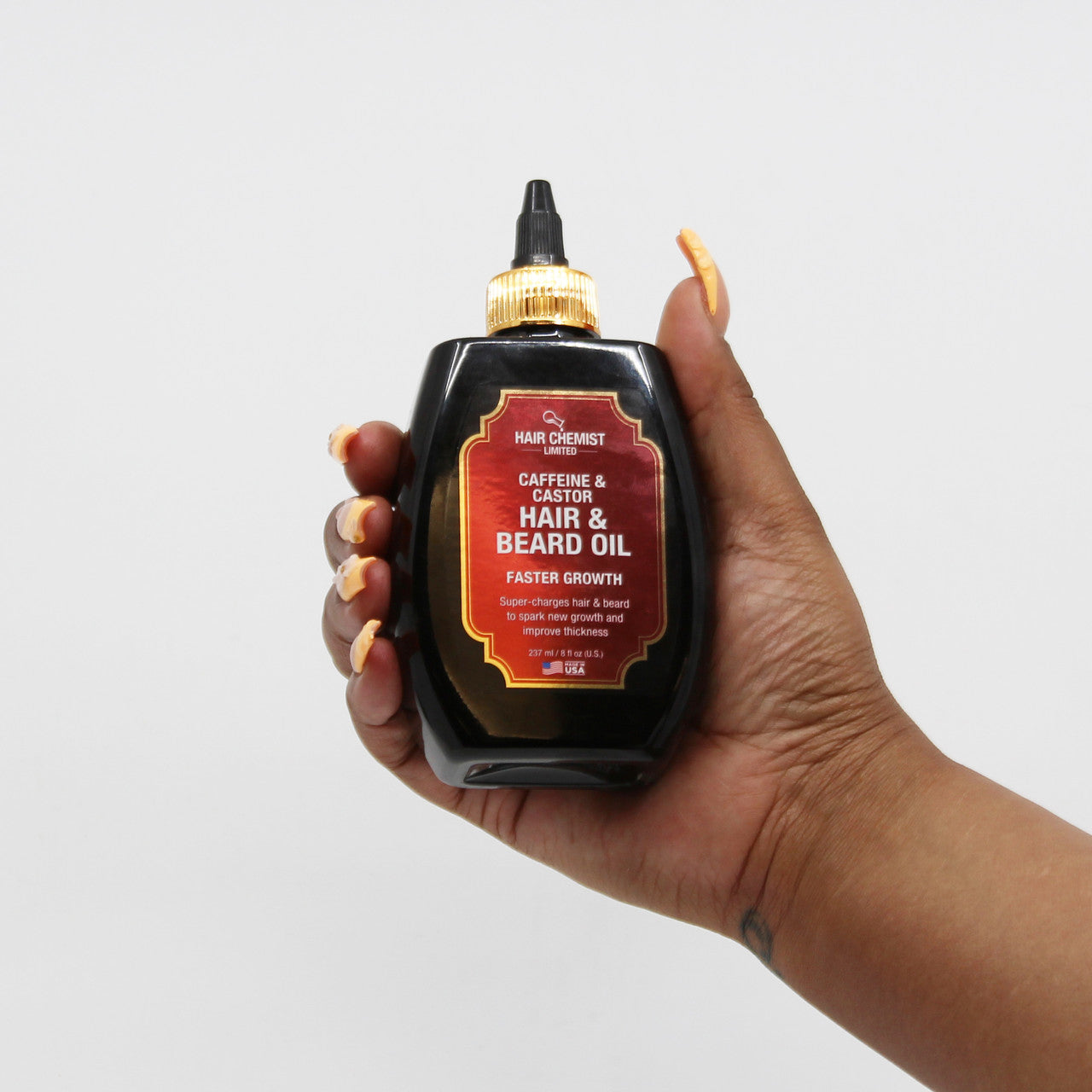 Hair Chemist: Caffeine & Castor Faster Growth Hair & Beard Oil