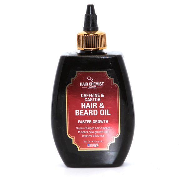 Hair Chemist: Caffeine & Castor Faster Growth Hair & Beard Oil