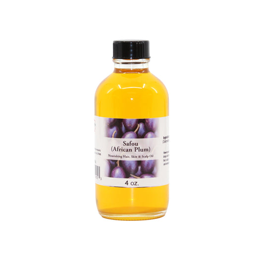 Safou (African Plum) Nourishing Hair, Skin & Scalp Oil – 4 fl oz