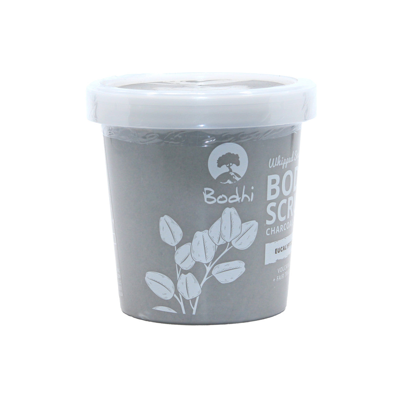 Bodhi: Whipped Soap Body Scrub (Charcoal Detox) Eucalyptus Spa - 14 oz