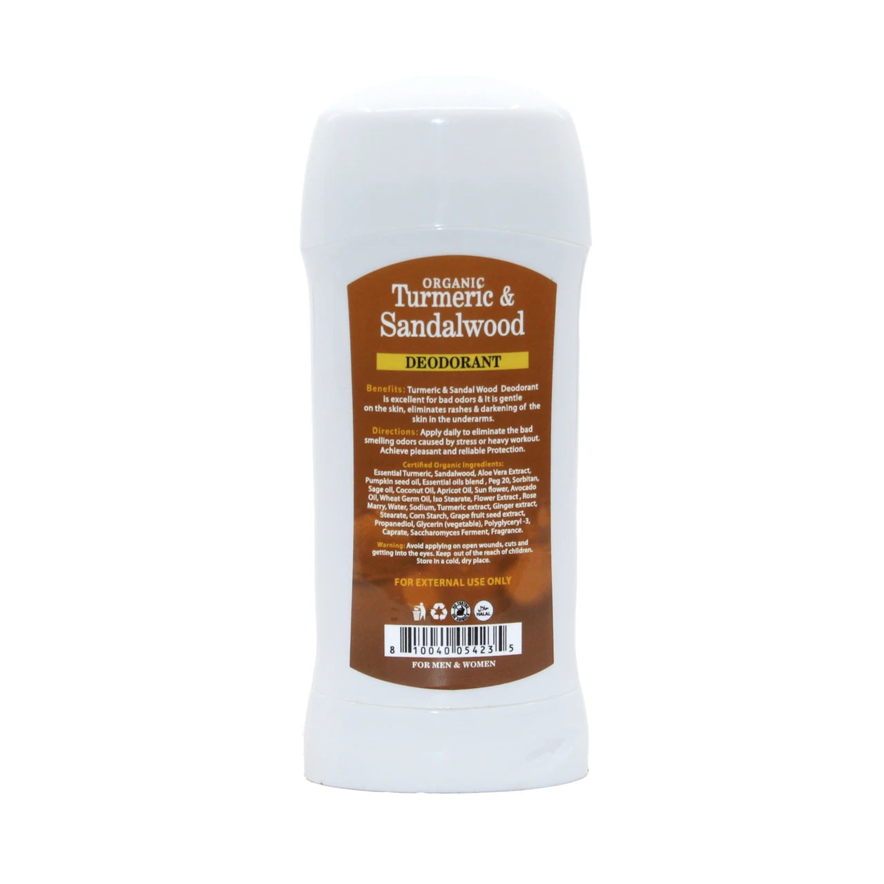 Al-Falah: Turmeric & Sandalwood Organic Deodorant