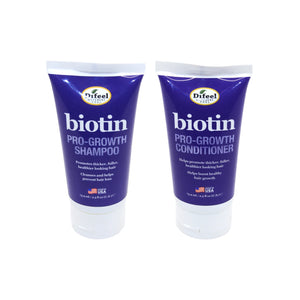 Difeel: Biotin Pro-Growth Shampoo & Conditioner (Travel/Sample) Set