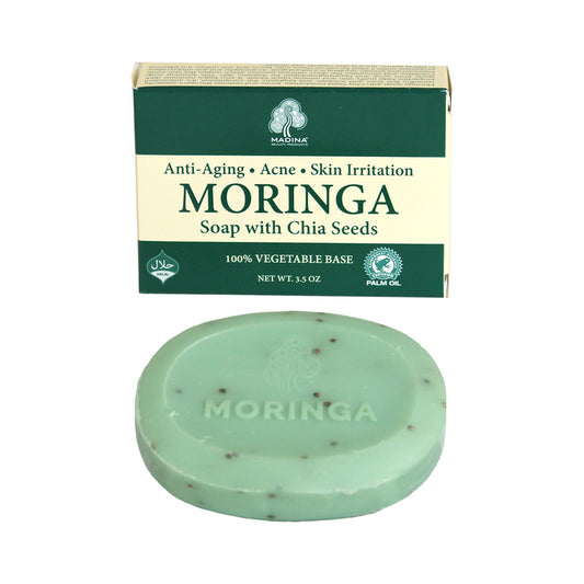 Moringa & Chia Seeds Natural Bar Soap