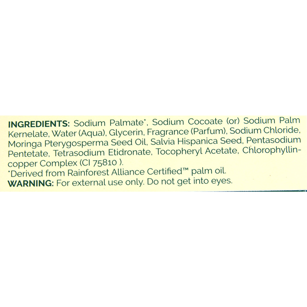 Moringa & Chia Seeds Natural Bar Soap