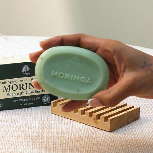 Moringa & Chia Seeds Natural Bar Soap