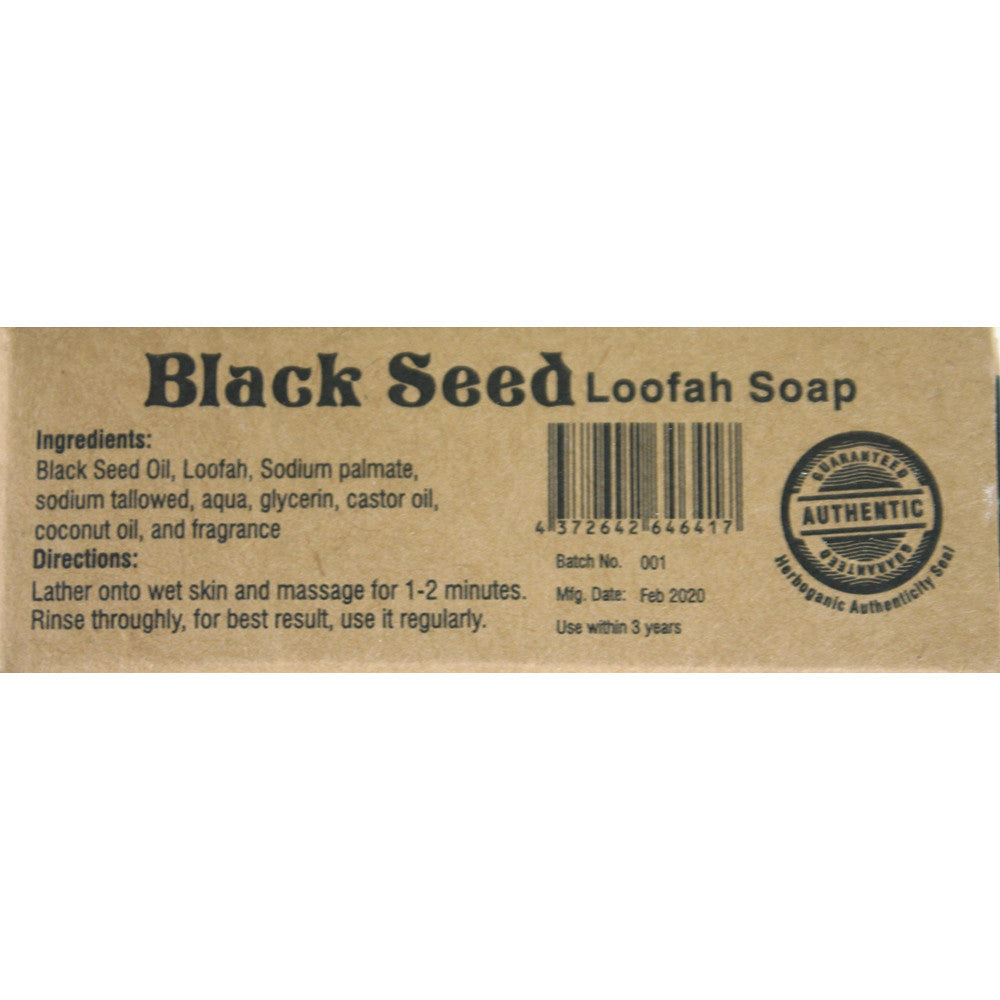 Black Seed Loofah Soap