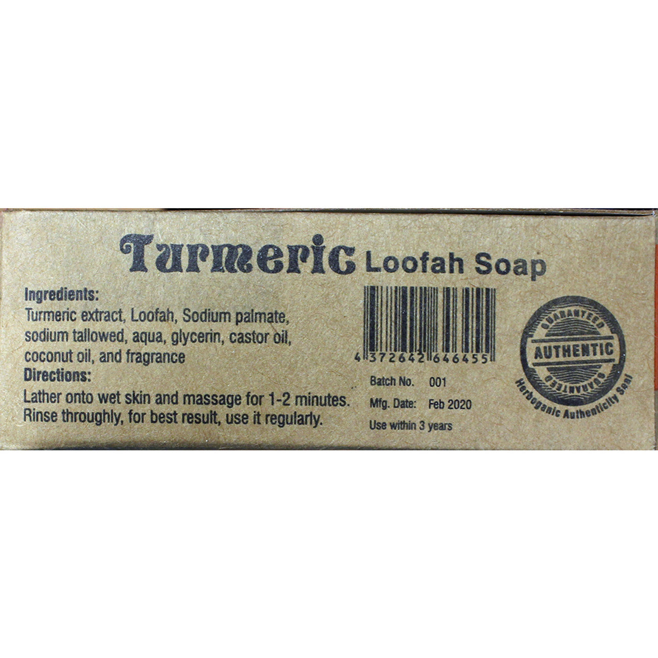 Turmeric Loofah Soap