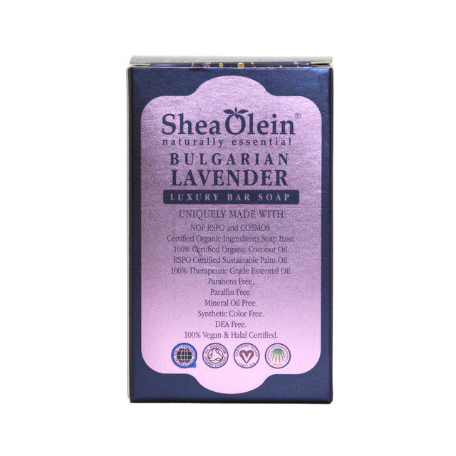 Shea Olein Luxury Bar Soap: Bulgarian Lavender- 8 oz