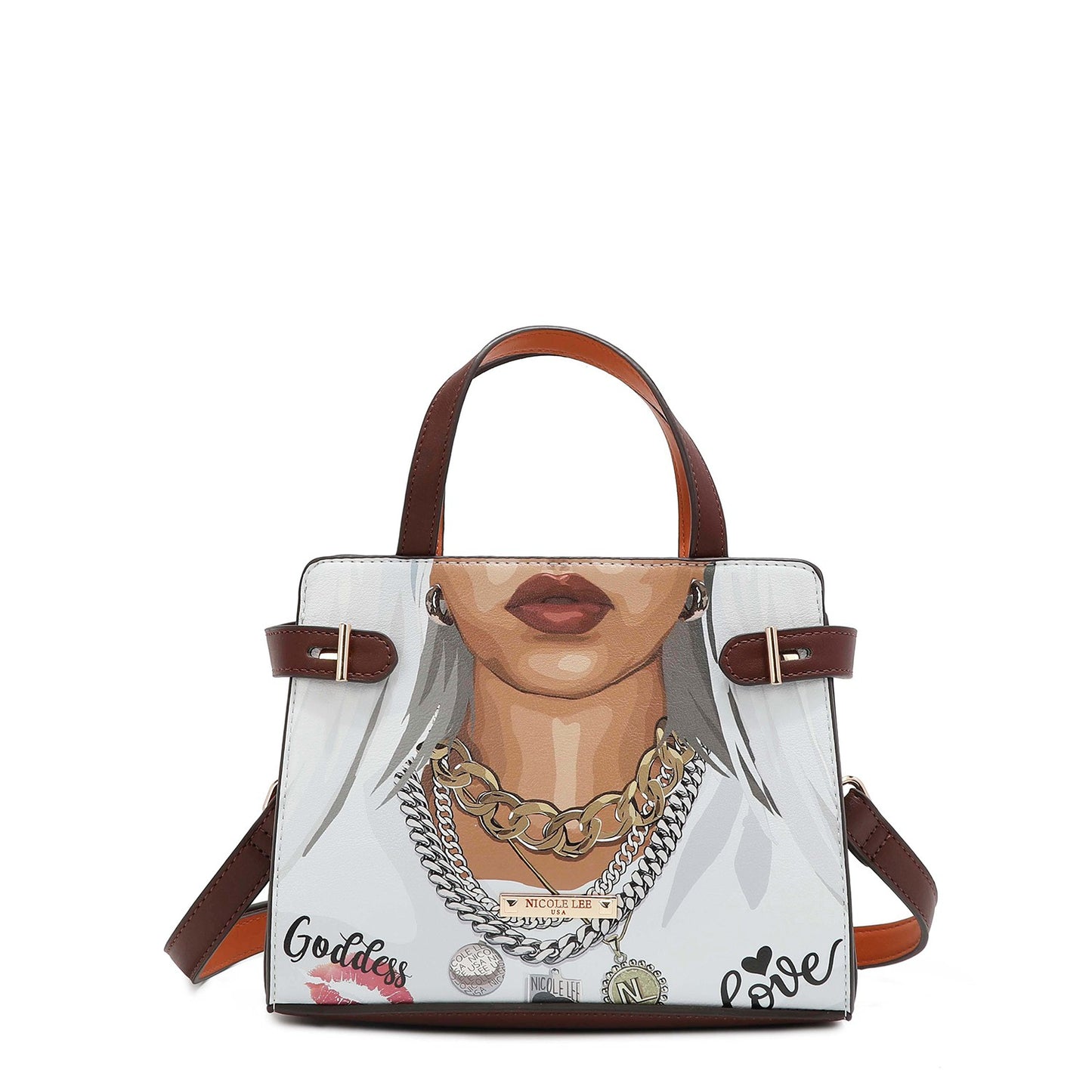 Authentic Nicole Lee "Goddess of Love" 3 Piece Bag Set