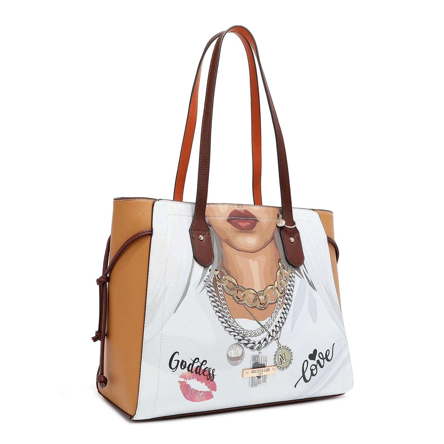 Authentic Nicole Lee "Goddess of Love" 3 Piece Bag Set