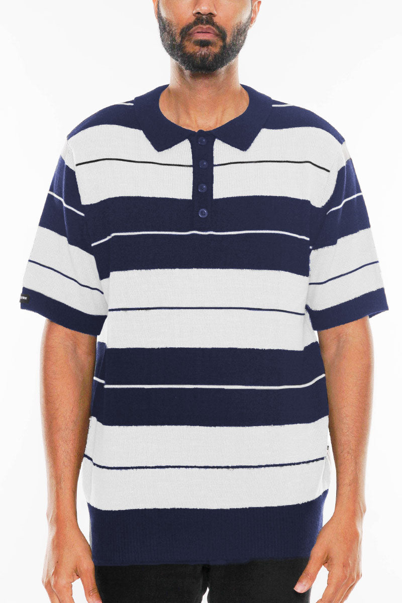 East Side Striped Polo Shirt