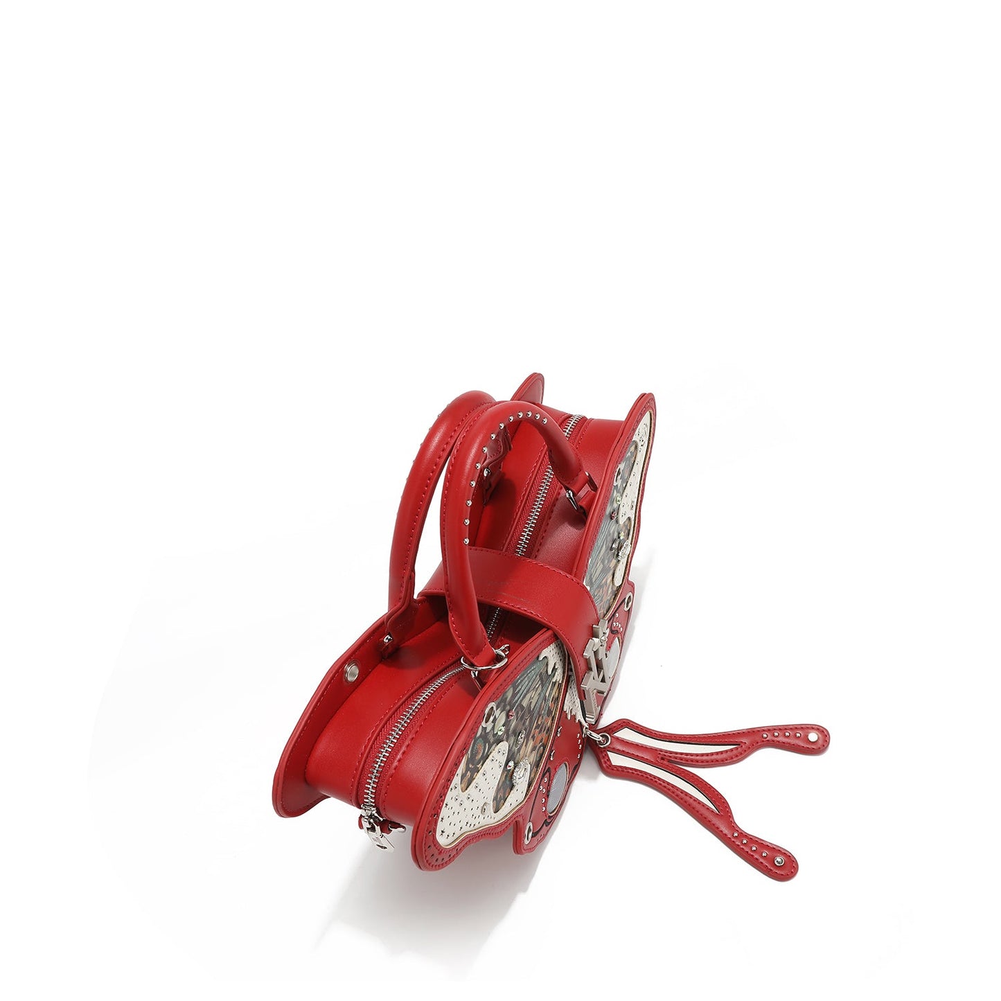 Authentic Nicole Lee USA Butterfly Bag- Red