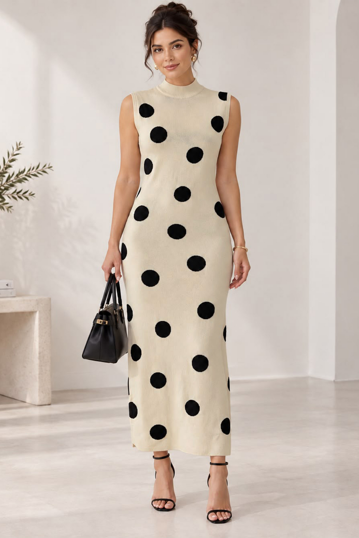 Bow Amour Large Polka Dot Dress