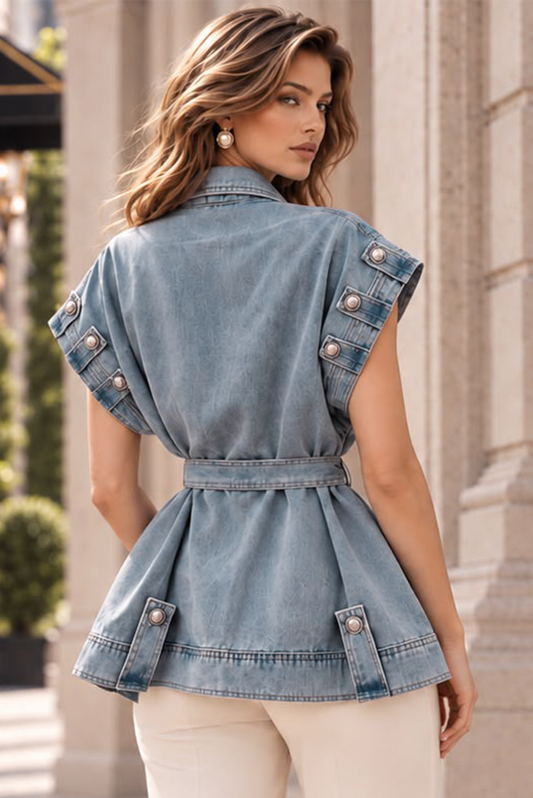 Iconic Denim Top