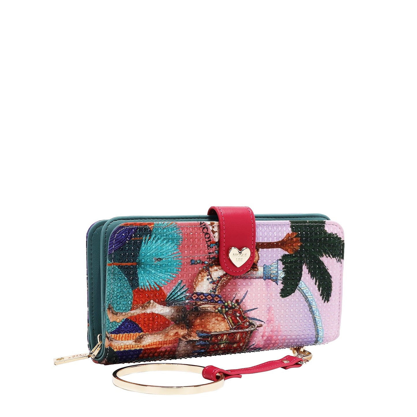 Nicole Lee "Queen Cleopatra" Signature Bifold Wallet Wristlet