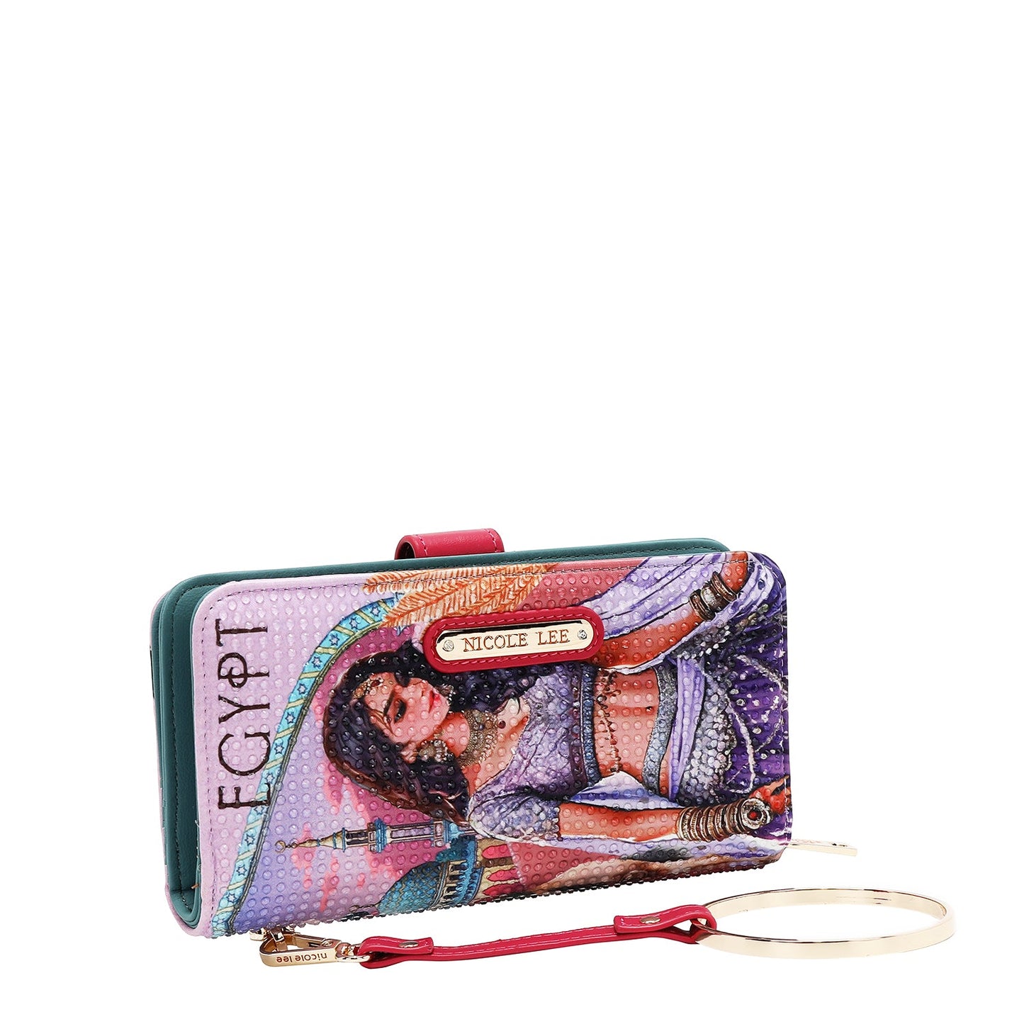 Nicole Lee "Queen Cleopatra" Signature Bifold Wallet Wristlet