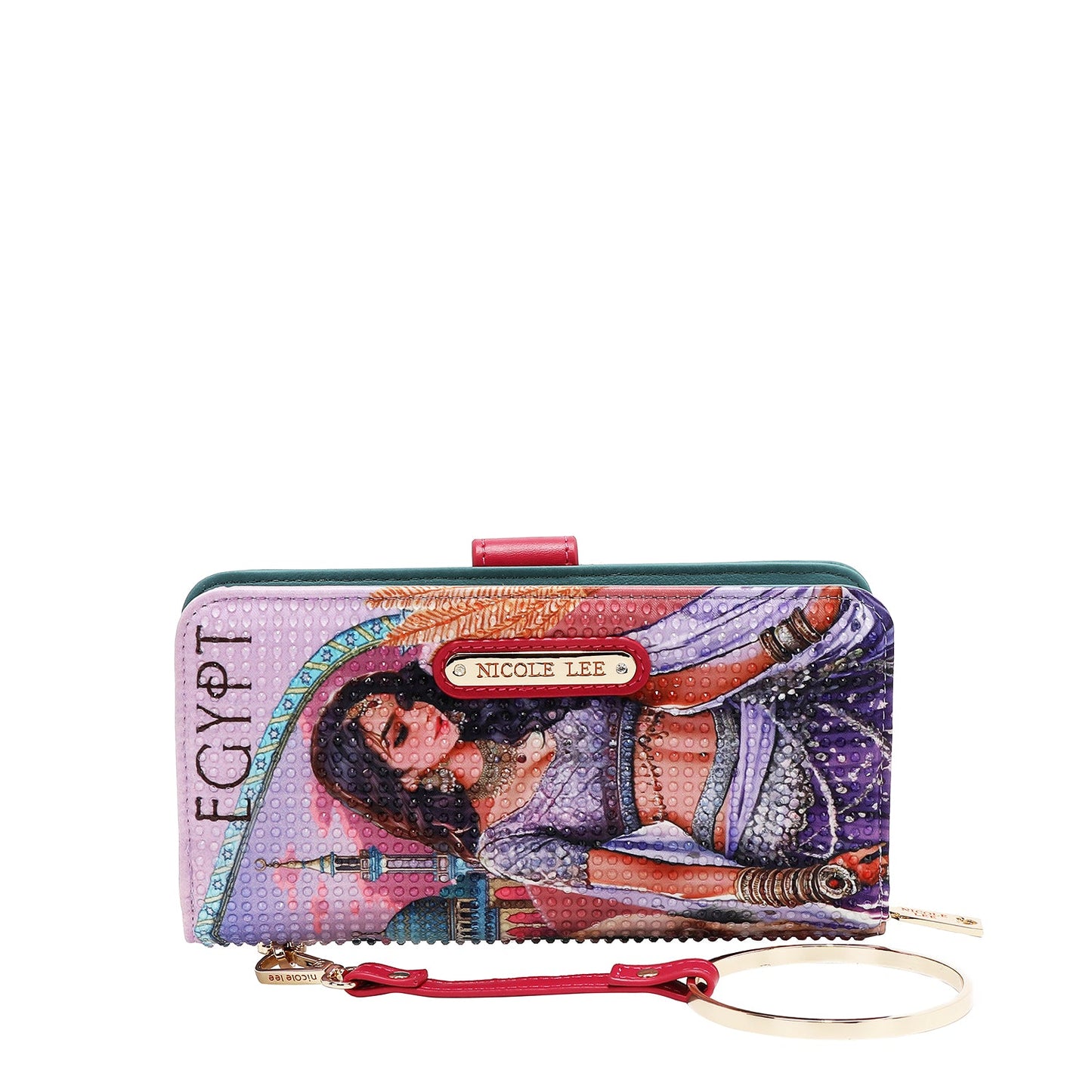 Nicole Lee "Queen Cleopatra" Signature Bifold Wallet Wristlet