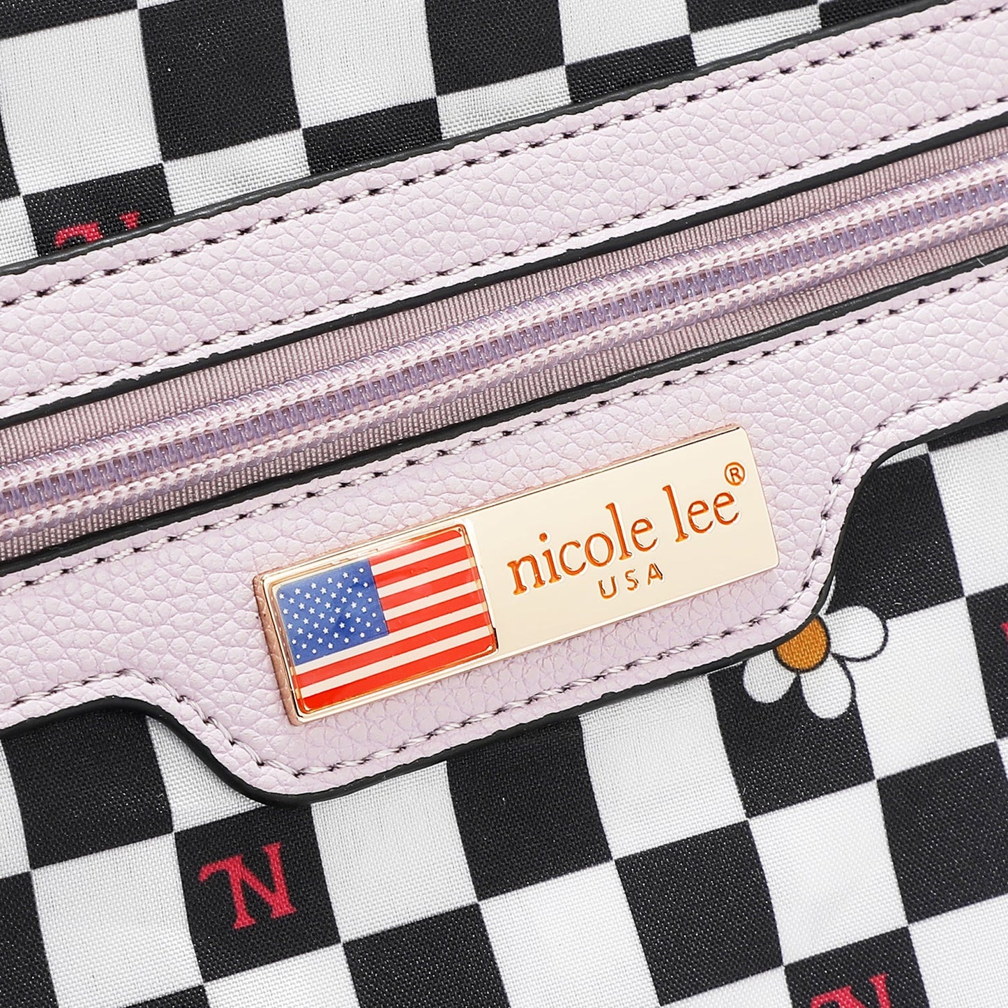 Authentic Nicole Lee USA "Nail Polish" 3 Piece Handbag Set