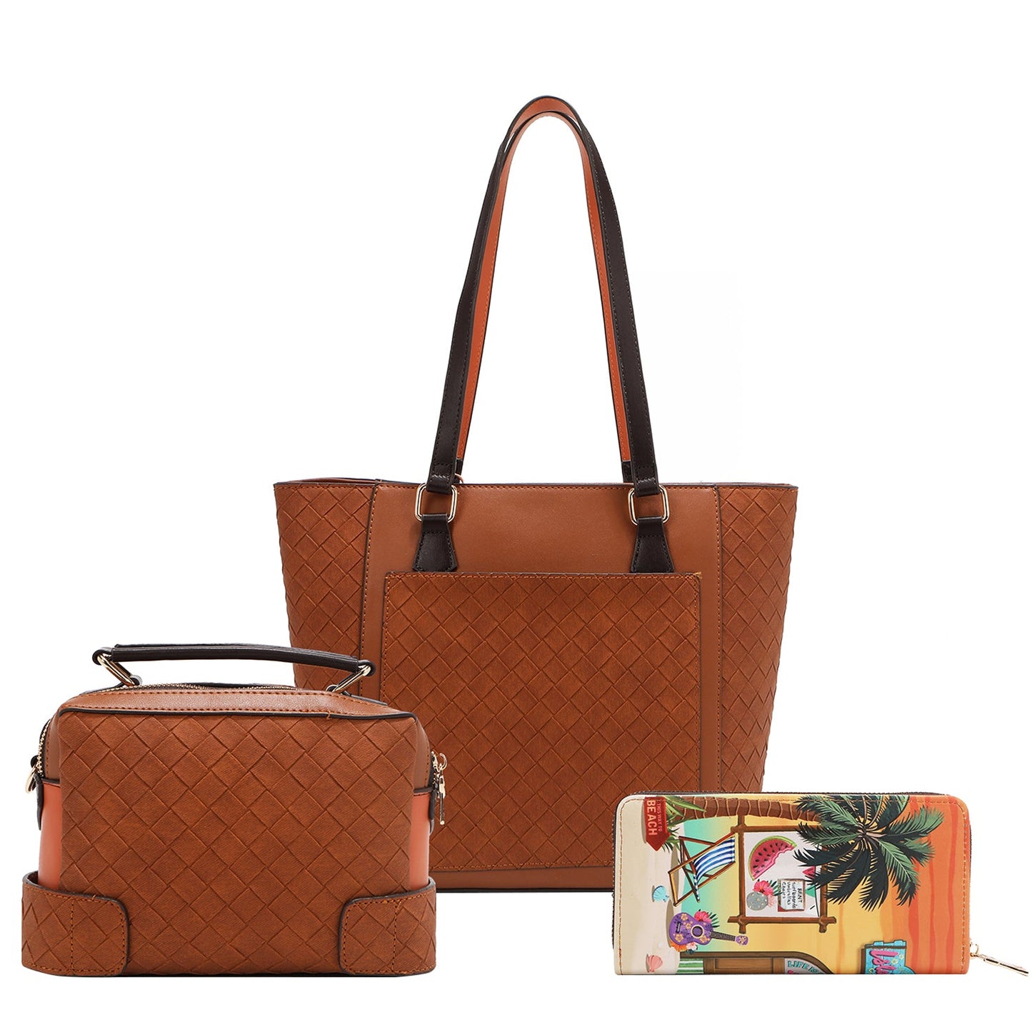 Authentic Nicole Lee "Sun and Sand" 3 Piece Set