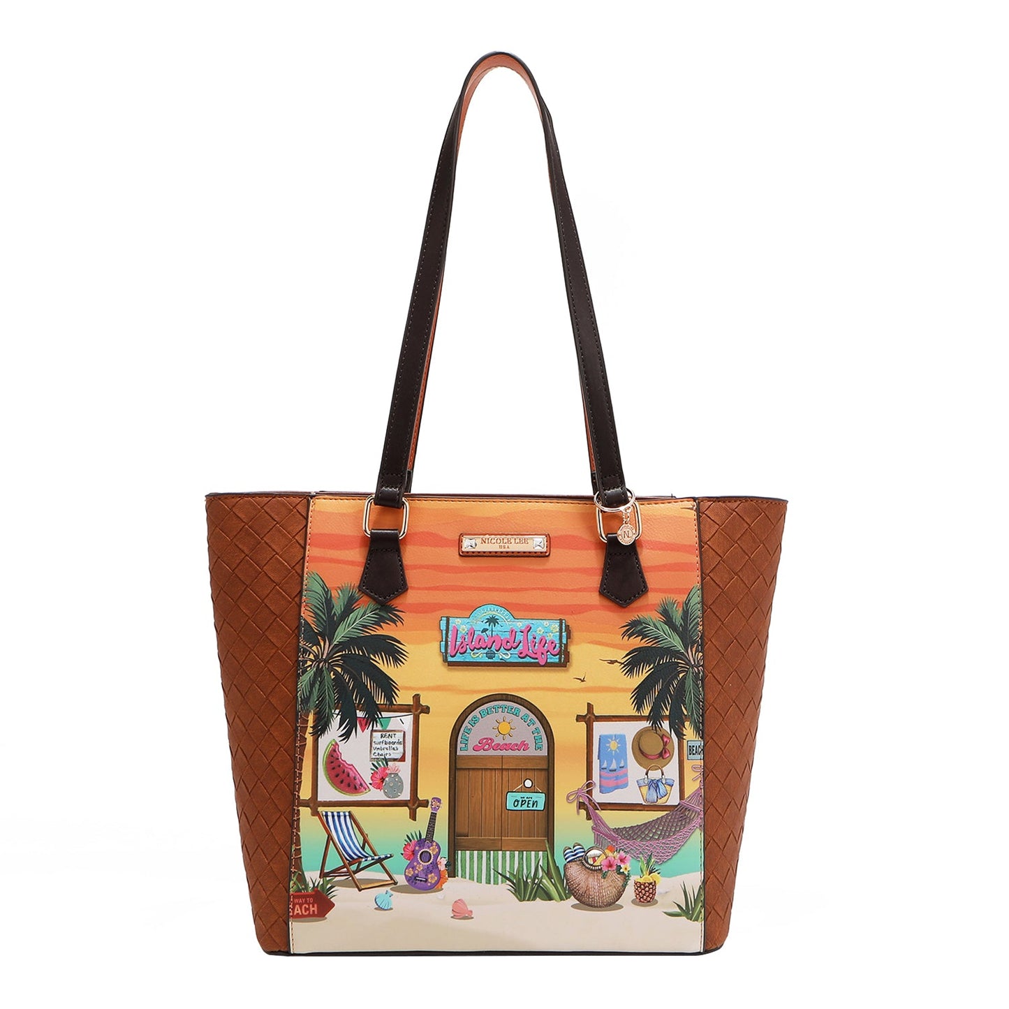 Authentic Nicole Lee "Sun and Sand" 3 Piece Set