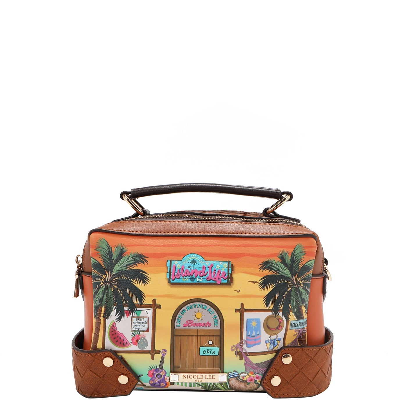 Authentic Nicole Lee "Sun and Sand" 3 Piece Set