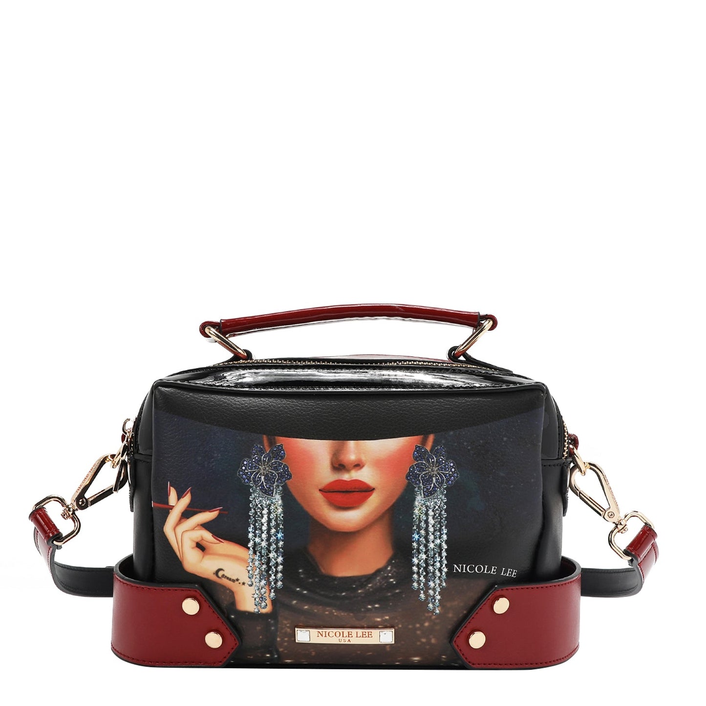 Nicole Lee USA "Samantha La Belleza" 3 Piece Set- Tote/Crossbody/Wallet