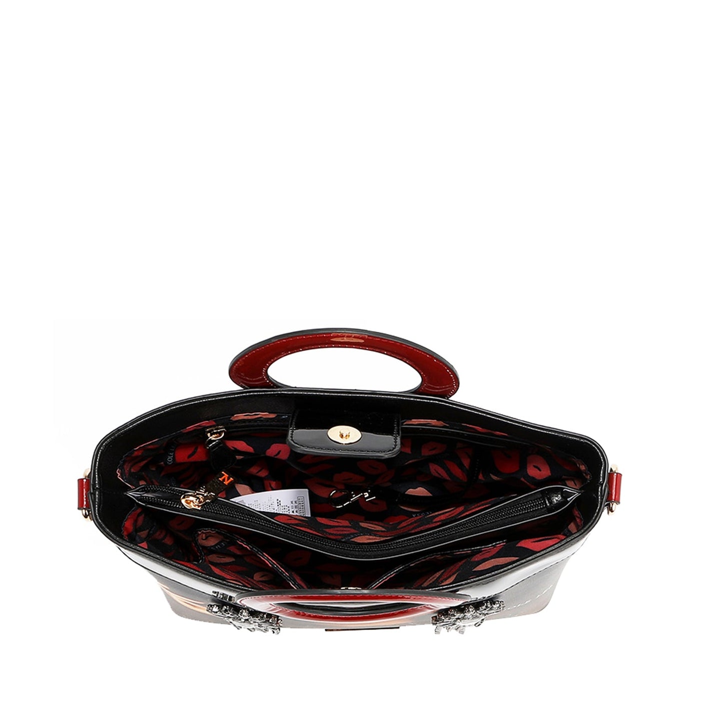 Nicole Lee USA "Samantha La Belleza" Circle Handle Bag