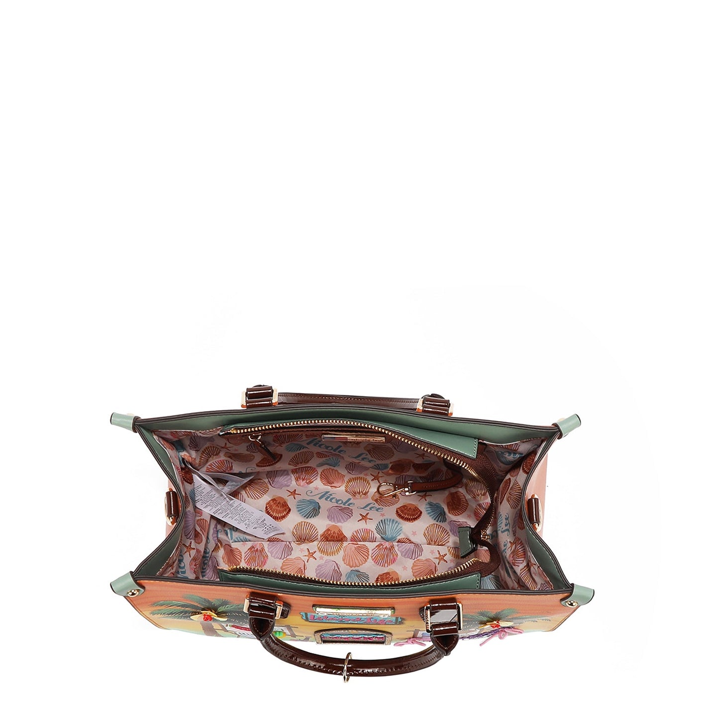 Authentic Nicole Lee "Sun and Sand" Satchel Bag