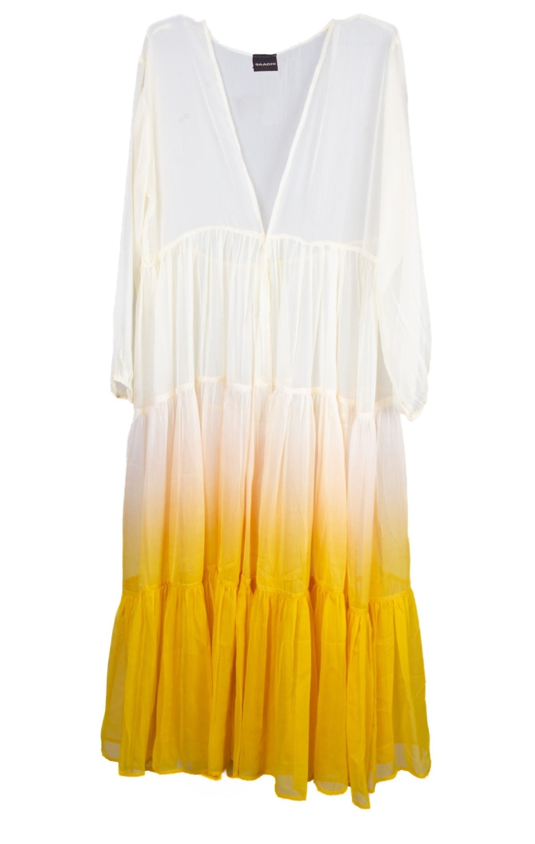 Ombre Tiered Sheer Kimono
