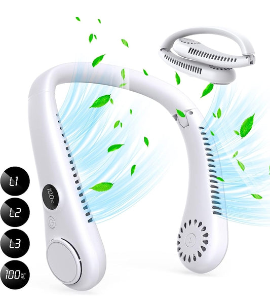 Portable Neck Fan- USB Charged- Black