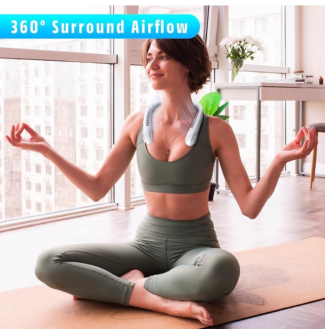 Portable Neck Fan- USB Charged- Black