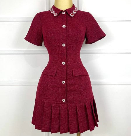 Excuse Me! Mini Dress- Red