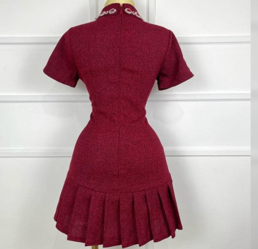 Excuse Me! Mini Dress- Red