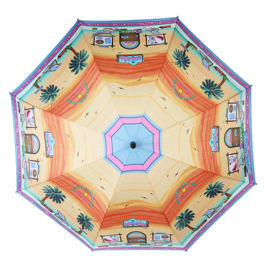 Authentic Nicole Lee USA "Sun and Sand" Doorman Umbrella