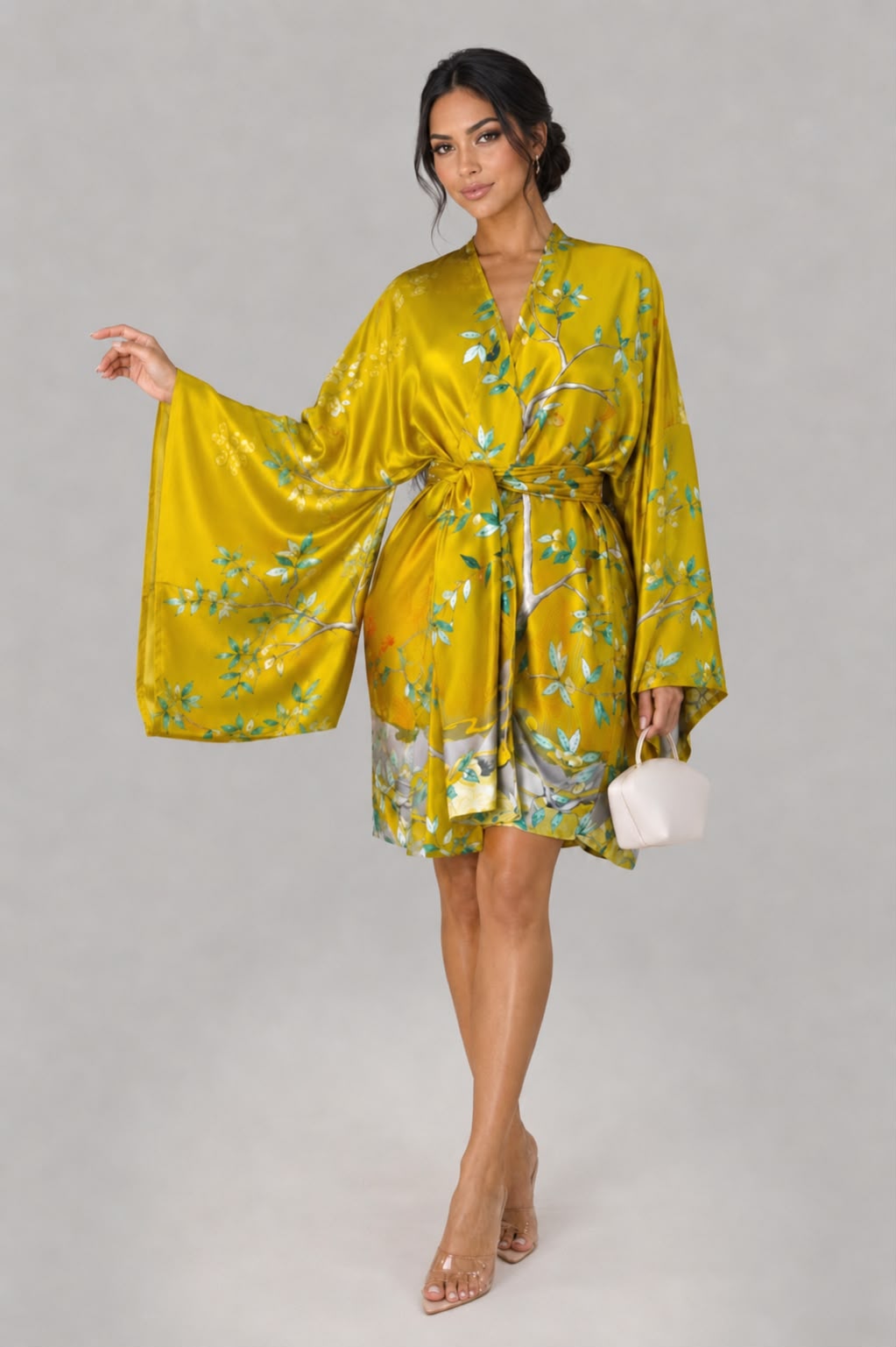 Summer Kimono- Yellow/Multi