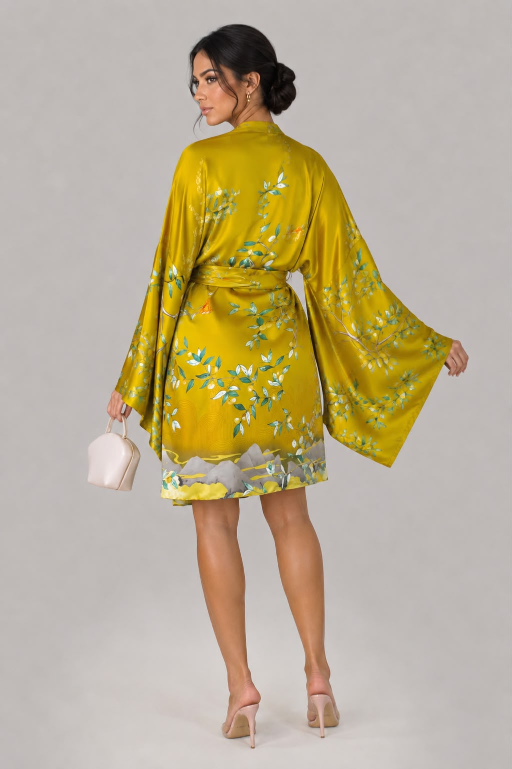 Summer Kimono- Yellow/Multi