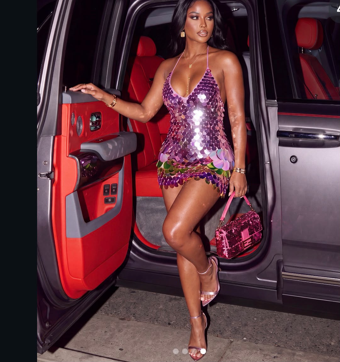 Such an Iconic Sequin Mini Dress- Multicolored