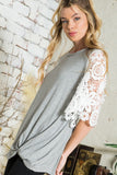 LACE SLEEVES TOP-5 COLORS