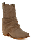 Bronco Slouchy Calf Boots- 2 Colors