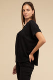 Dolman Short Sleeve Jacquard Sweater Top- 3 Colors