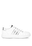 Claude Faux Leather Back Panel Detail Sneakers- 3 Colors
