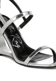 Ladra Metallic Fantasy Wedge Heel Sandals- 2 Colors